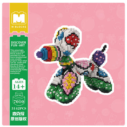 【24cm】 M7010Colorful Bubbles - Cute Dog