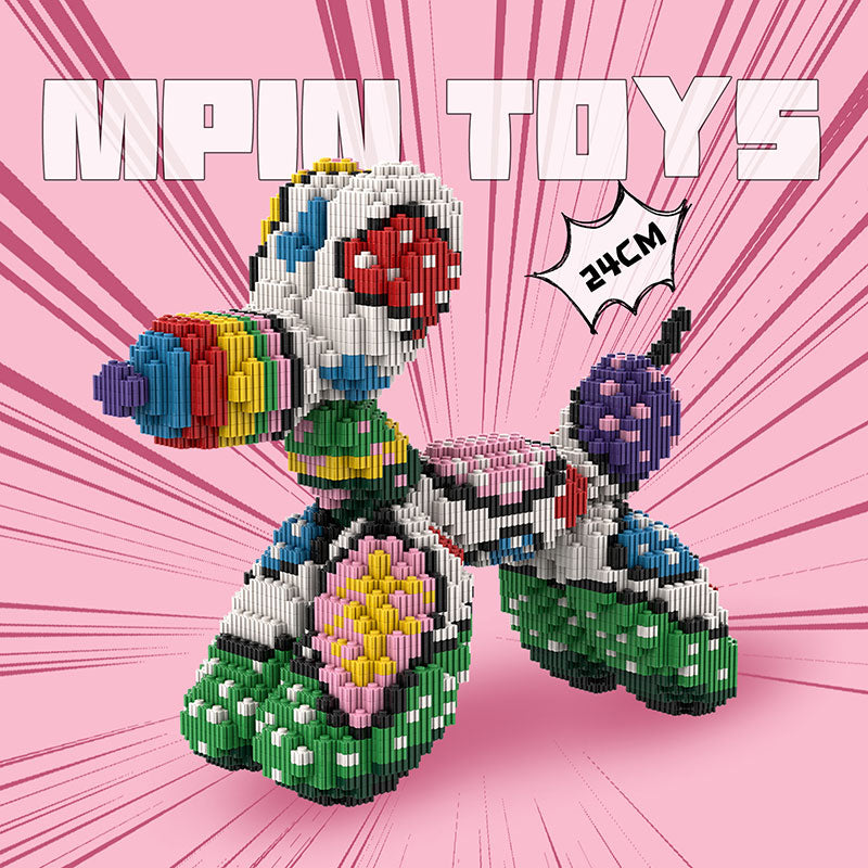 【24cm】 M7010Colorful Bubbles - Cute Dog