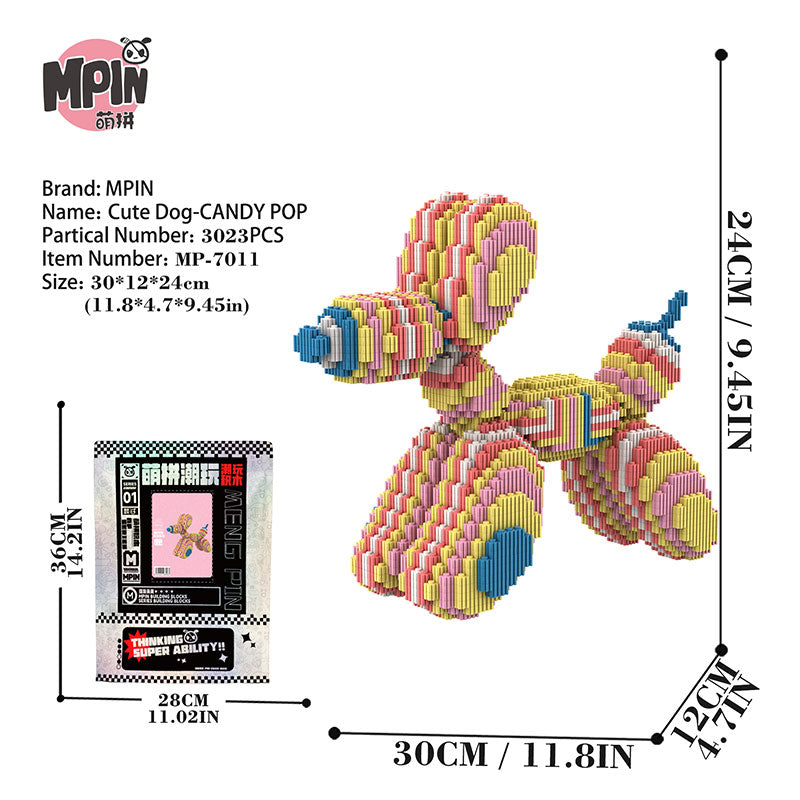 【24cm】 M7011 Candy Bubbles - Cute Dog