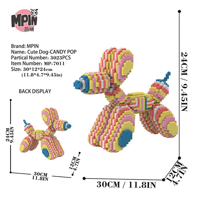 【24cm】 M7011 Candy Bubbles - Cute Dog