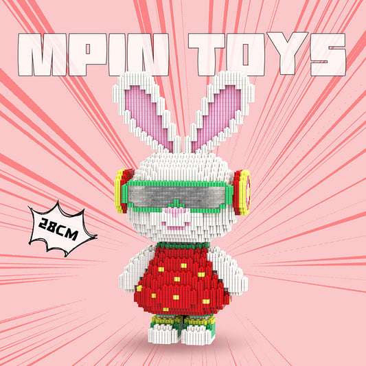【28cm】M6502 MiniMomo - Strawberry Rabbit