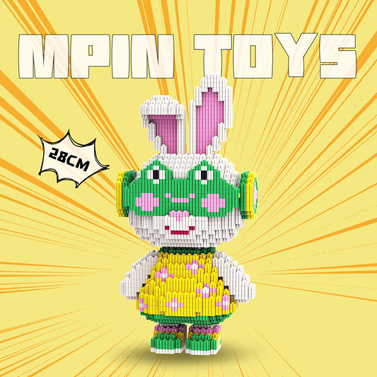 【28cm】M6507 MiniMomo - Broken Flowers Rabbit