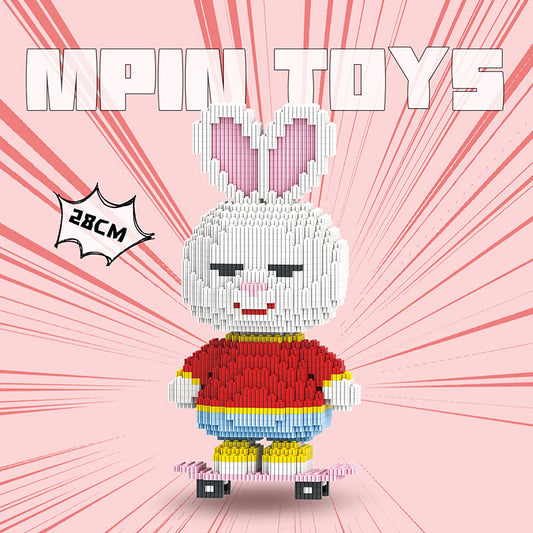 【28cm】M6530 MiniMomo -The Skateboard Rabbit