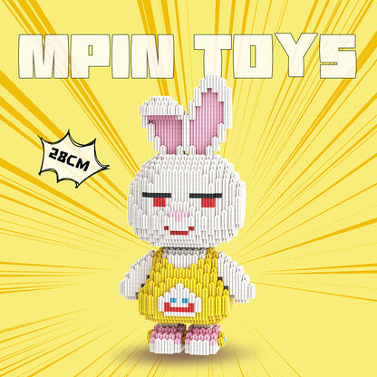 【28cm】M6531 Yellow Dress Rabbit - Cute Bunny
