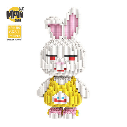 【28cm】M6531 Yellow Dress Rabbit - Cute Bunny