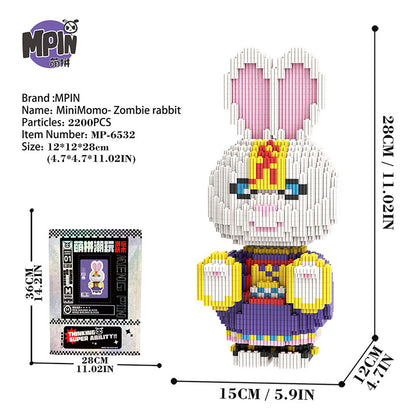 【28cm】M6532 MiniMomo -Zombie Rabbit