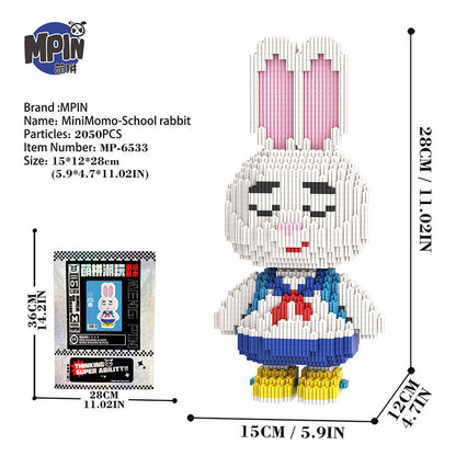 【28cm】 M6533  School Rabbit