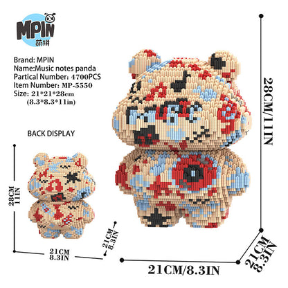 【28cm】M5548(FitFitDa)Note Panda