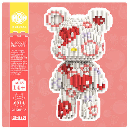 【25cm】M6914 Lovey Kissy Bear（SY）