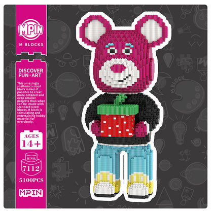【43cm】M7112 Strawberry Boyfriend Bear（副本）