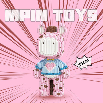 【34cm】M6232  horse-Love leopard print horse