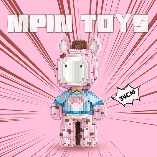 【34cm】M6232  horse-Love leopard print horse