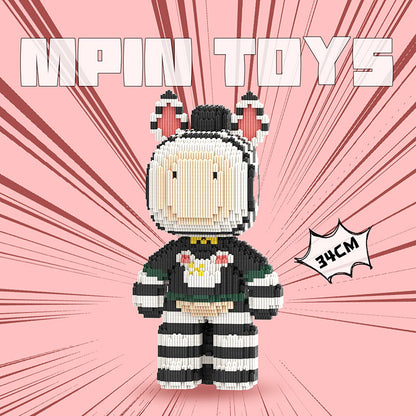【34cm】 M6234 Zebra Shuaike