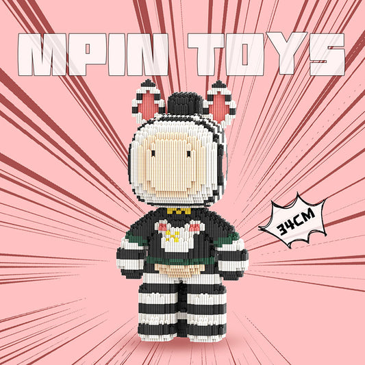 【34cm】 M6234 Zebra Shuaike