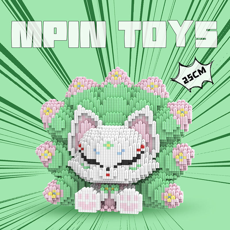 【25cm】M6513 Flower - Nine Tailed Fox