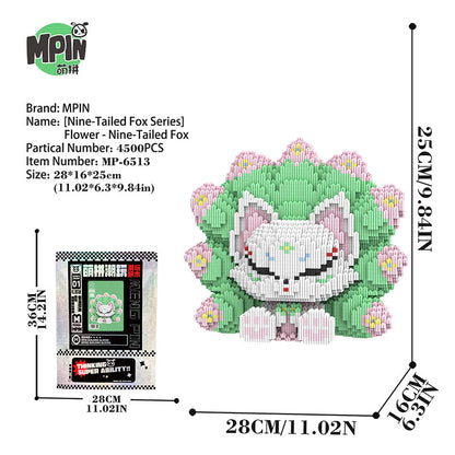 【25cm】M6513 Flower - Nine Tailed Fox