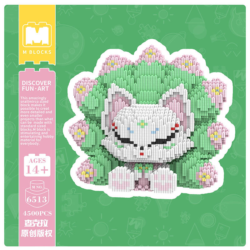 【25cm】M6513 Flower - Nine Tailed Fox