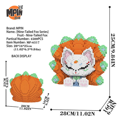 【25cm】M6517 Fruit - Nine Tailed Fox