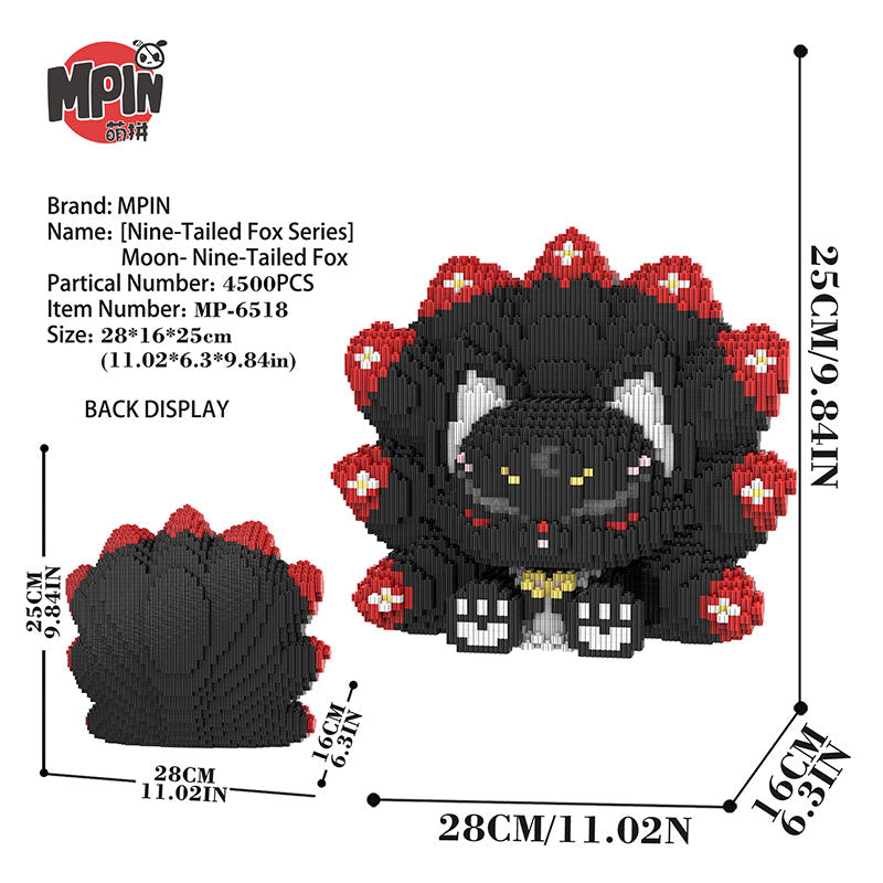【25cm】M6518 Moon Nine Tailed Fox