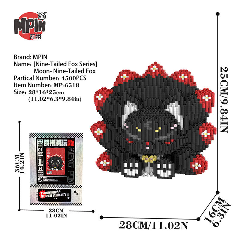 【25cm】M6518 Moon Nine Tailed Fox