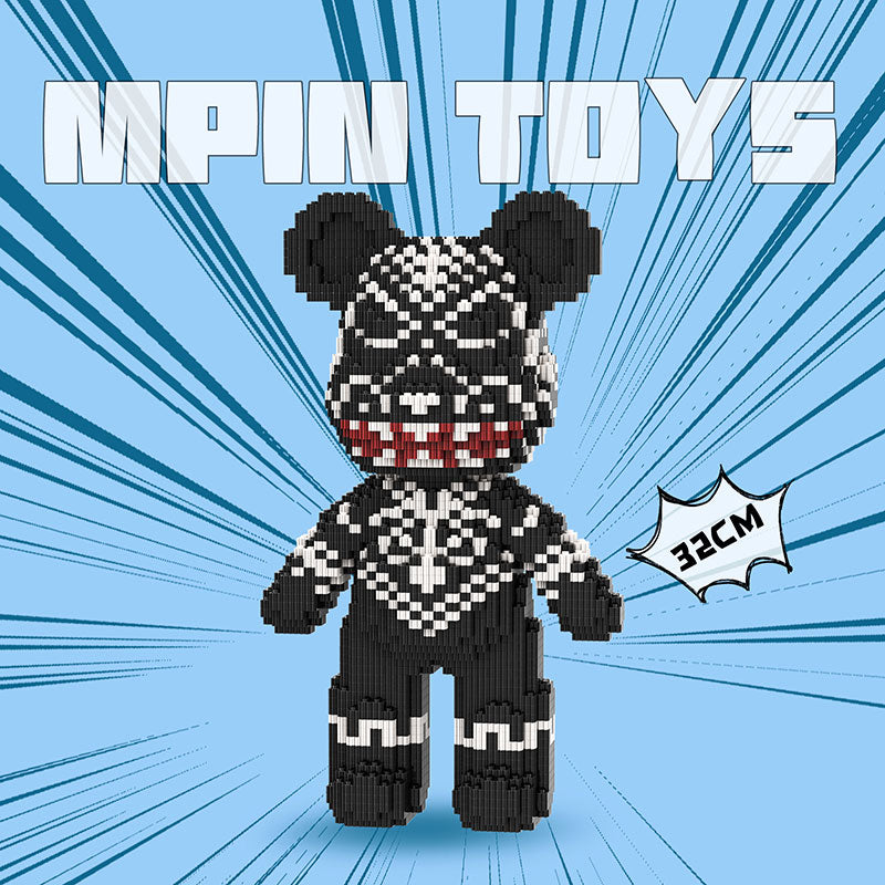【32cm】M6602 Black Totem Medium Bear