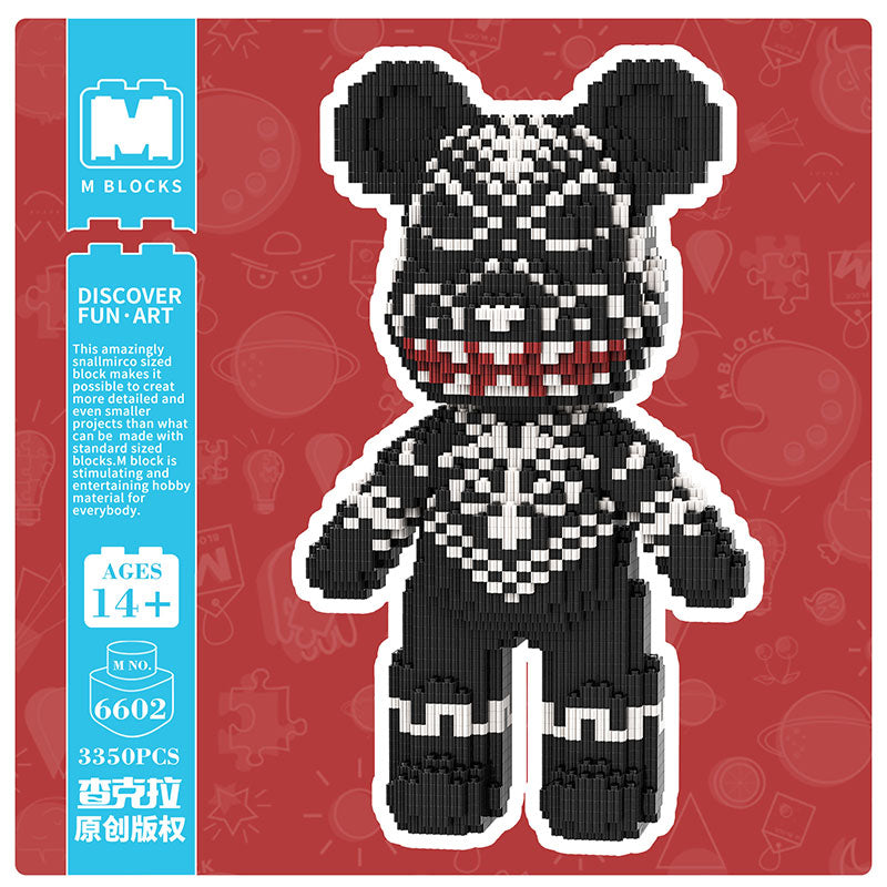 【32cm】M6602 Black Totem Medium Bear