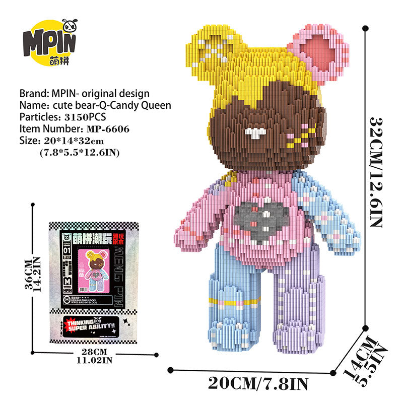 【32cm】M6606 Candy Sister Medium Bear