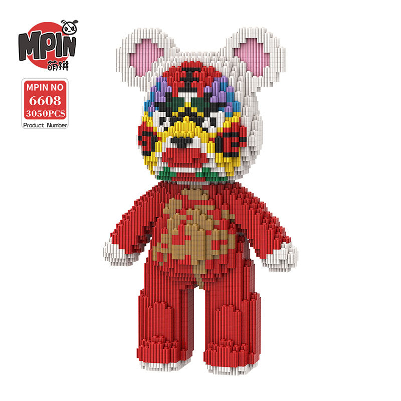 【32cm】M6608 Guofeng Hukui Medium Bear