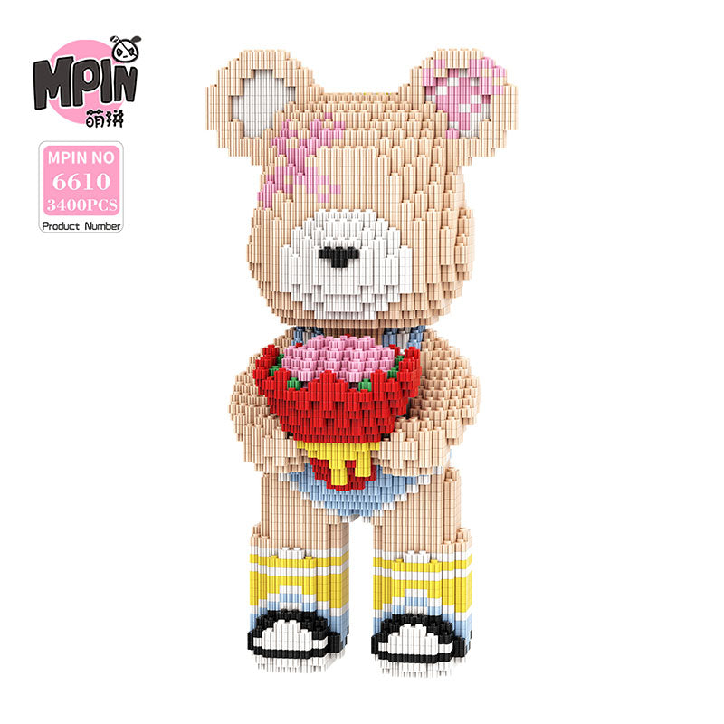【32cm】M6610 Flower delivery man Medium Bear