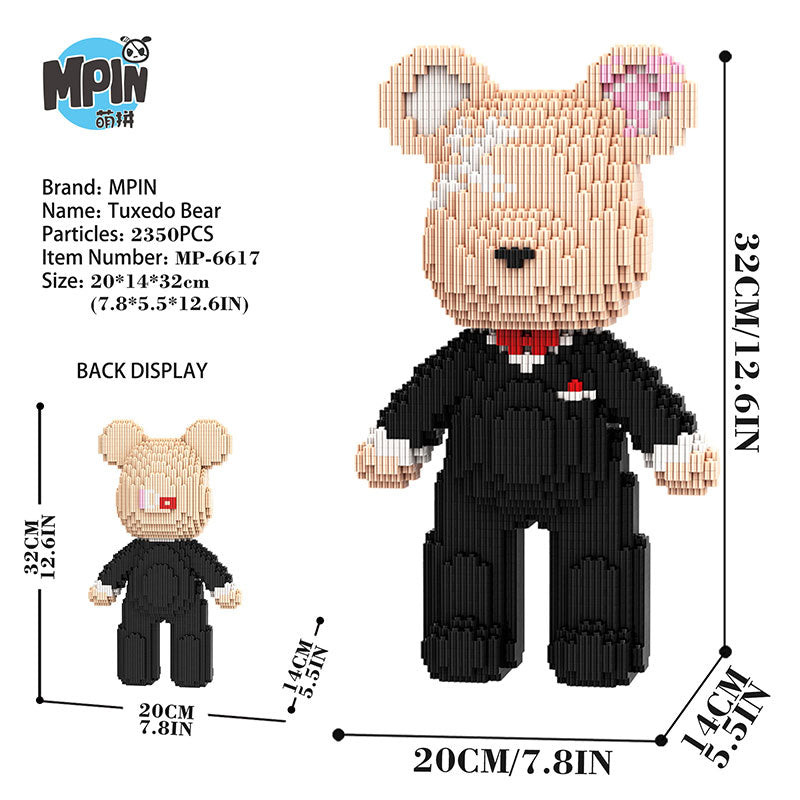 【32cm】M6617 Romantic Groom Medium Bear