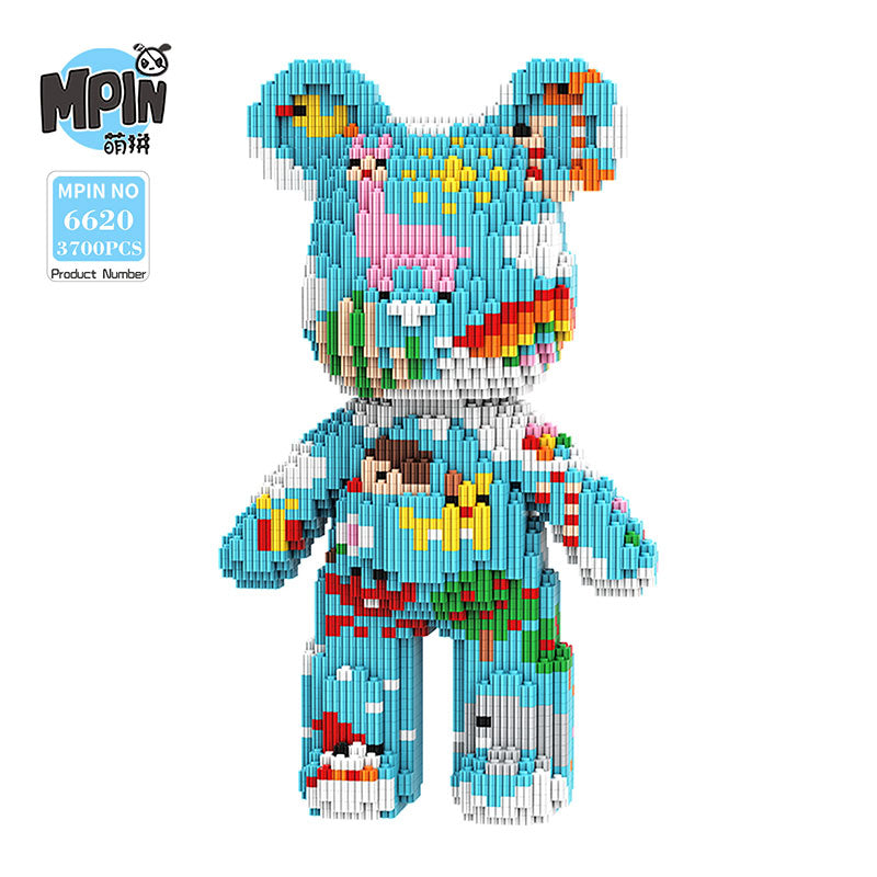 【32cm】M6620 Sky City Number Bear