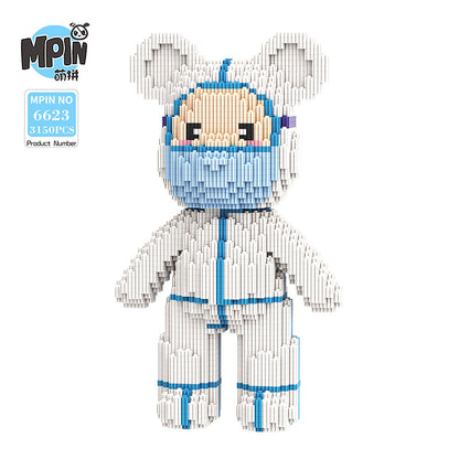【32cm】M6623 Professional White Angel Bear