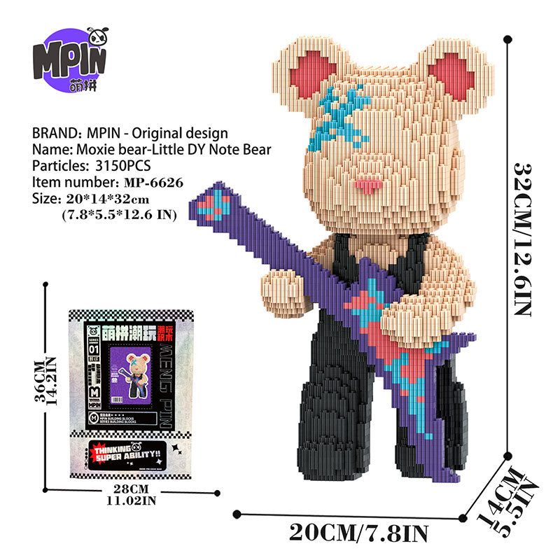 【32cm】M6626 Small DY Note Medium Bear