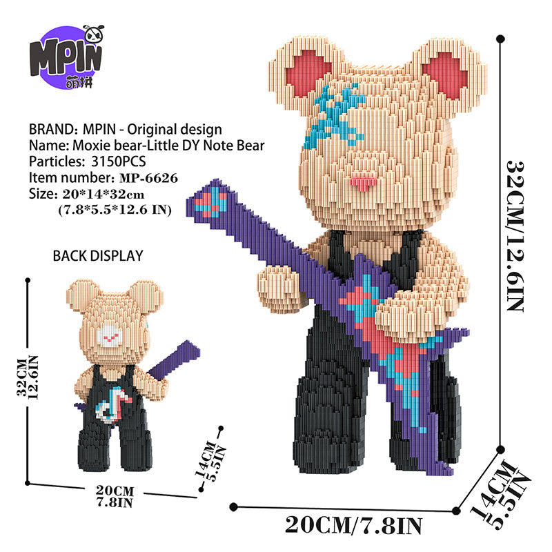 【32cm】M6626 Small DY Note Medium Bear