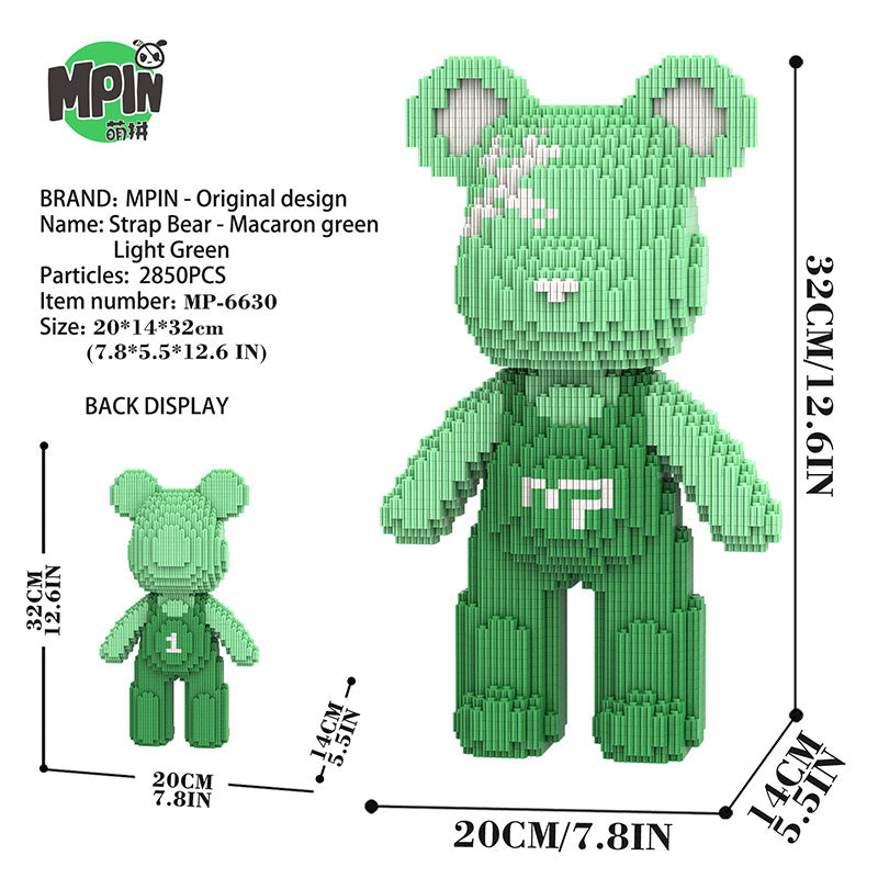 【32cm】M6630 Cute bear Q-pack bear