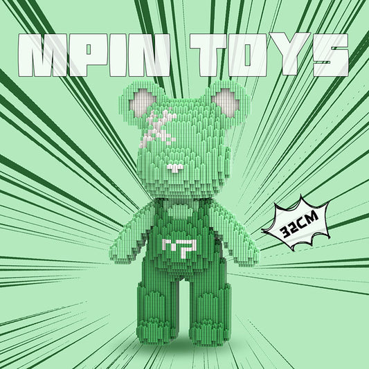 【32cm】M6630 Cute bear Q-pack bear