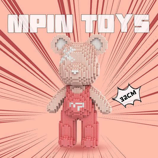 【32cm】M6631 Cute Bear-Q Pack Bear