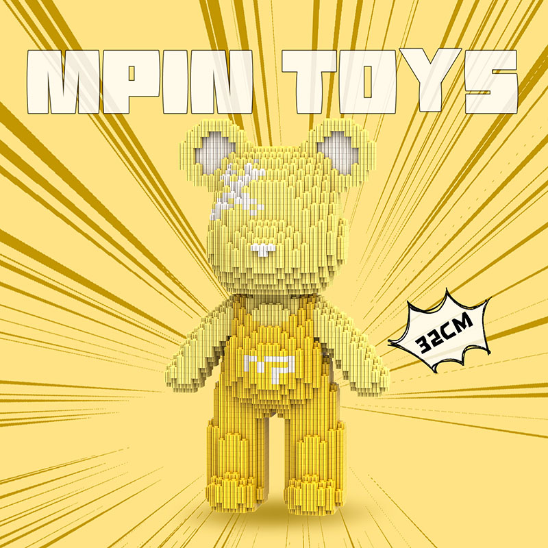 【32cm】M6632 Cute bear Q-pack bear FIX