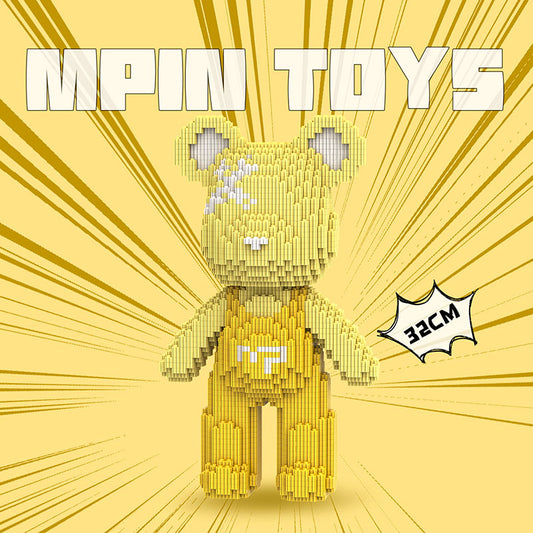 【32cm】M6632 Cute bear Q-pack bear FIX