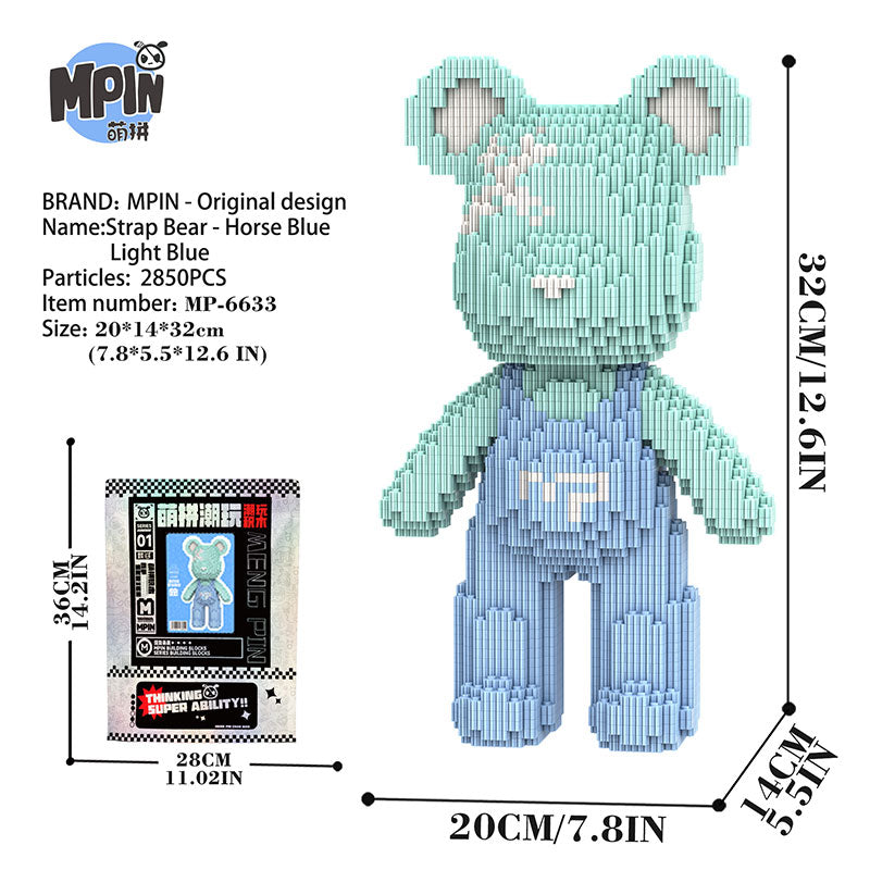 【32cm】M6633 Cute bear Q-pack bear