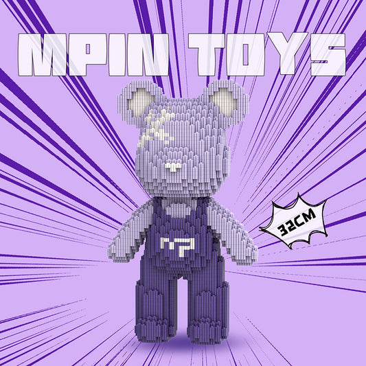 【32cm】M6634 Cute bear Q-pack bear