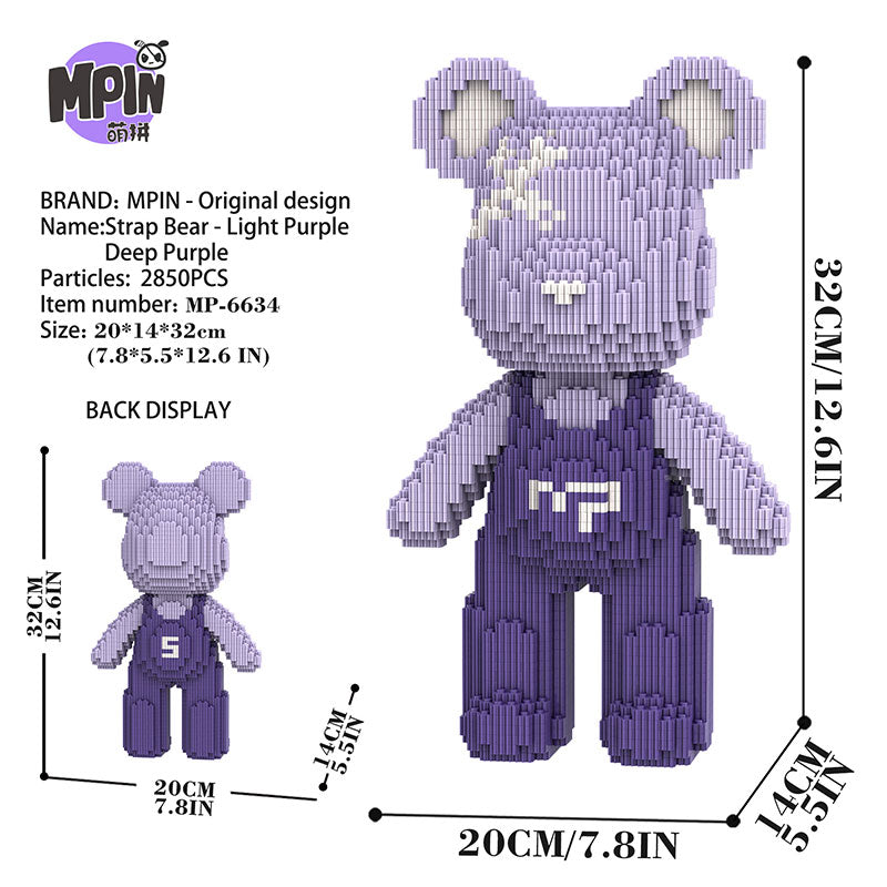 【32cm】M6634 Cute bear Q-pack bear