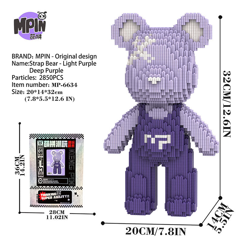【32cm】M6634 Cute bear Q-pack bear