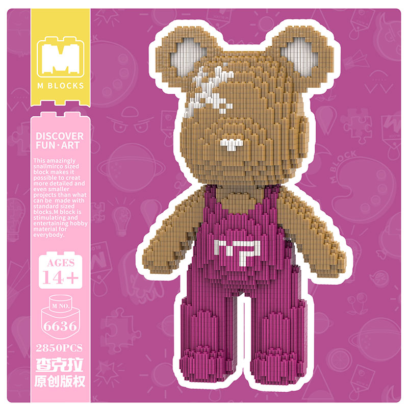 【32cm】M6636 Cute bear Q-pack bear
