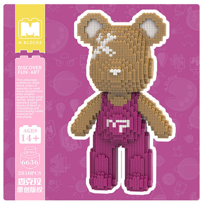 【32cm】M6636 Cute bear Q-pack bear