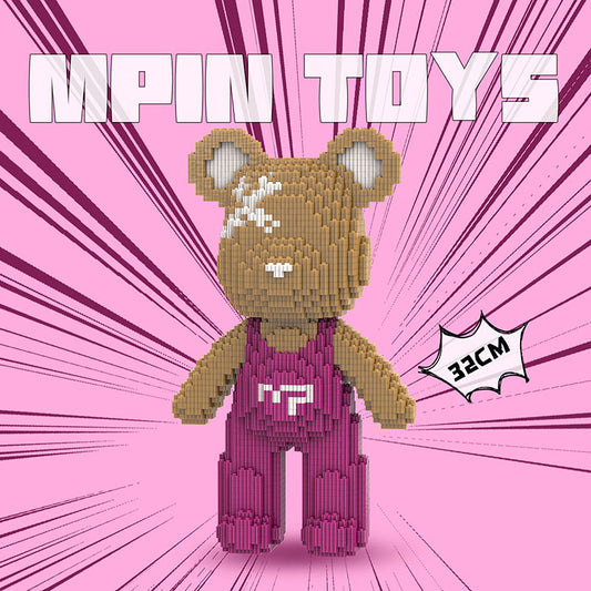 【32cm】M6636 Cute bear Q-pack bear