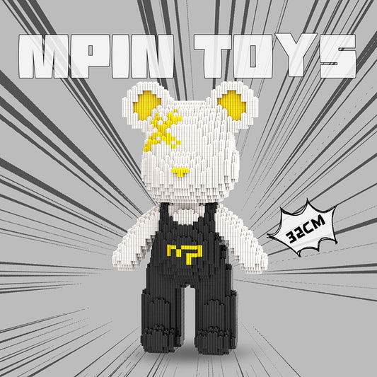 【32cm】M6639 Cute bear Q-pack bear