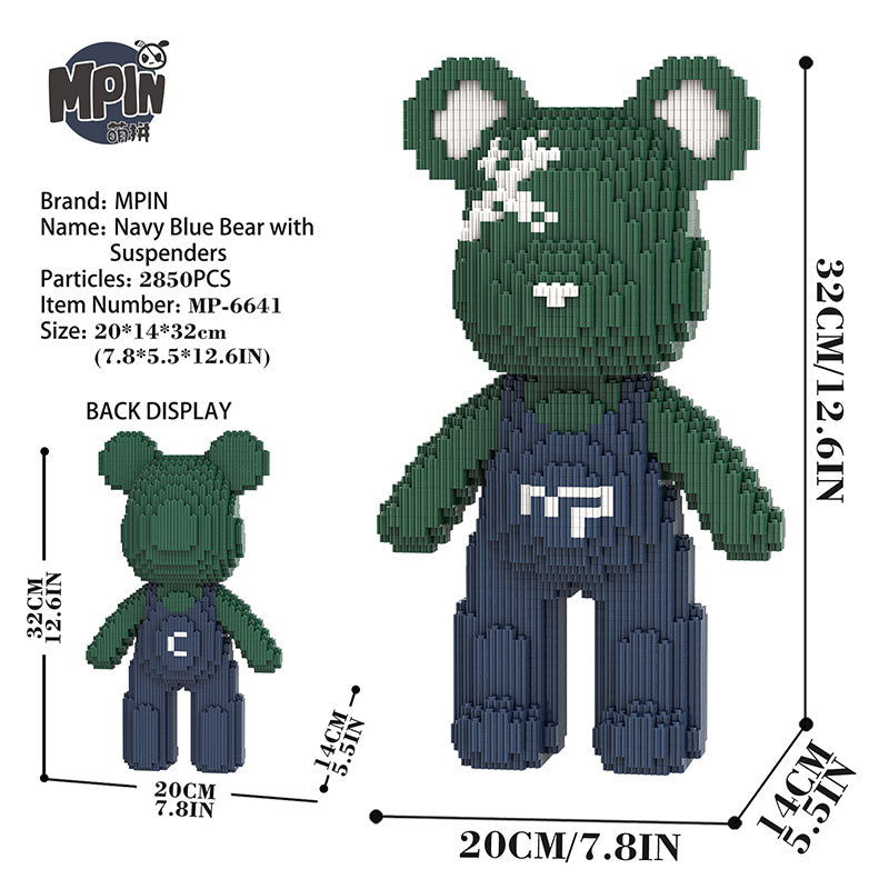 【32cm】M6641  Cute bear Q-pack bear