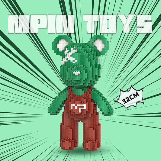 【32cm】M6642 Cute bear Q-pack bear