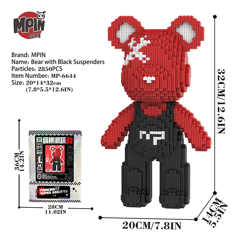 【32cm】M6644 Cute bear Q-pack bear